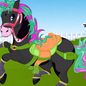 Игра Создай красивую лошадку