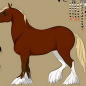 Игра Создай лошадь