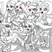 Игра Вечеринка у девчонок Монстр Хай