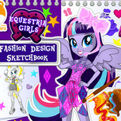 Игра Модный блокнот Девочек из Эквестрии
