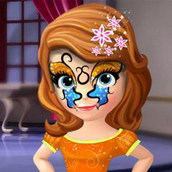 Игра Рисунок на лицо Софии Прекрасной