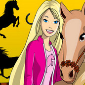 Игра Барби и лошадка