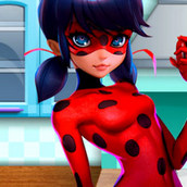 Игра Леди Баг готовит кексики