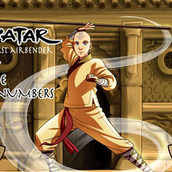 Игра Найди числа на картинках с Аангом