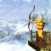 Игра Аватар Аанг стреляет из лука