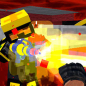 Игра Пейнтбол в мире Майнкрафта