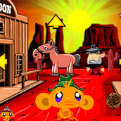 Игра Счастливая обезьянка: Вестерн