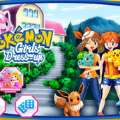 Игра Покемоны! Одевалка аниме девочек