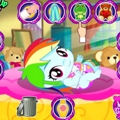 Игра Девушки Эквестрии: Забота о малышках