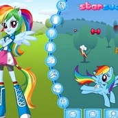 Игра Девочки из Эквестрии: Стильная Радуга Дэш