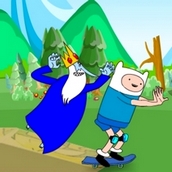 Игра Время Приключений: Финн на скейте