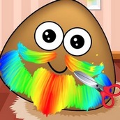 Игра Забавная борода Поу