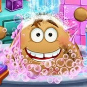 Игра Поу испачкался