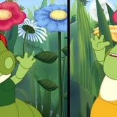 Игра Помоги Лунтику найти отличия