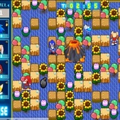 Игра Бомберы: Осторожно! Взрывной Соник!