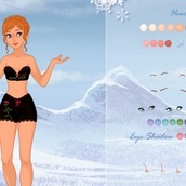 Игра Наряди Снежную Королеву