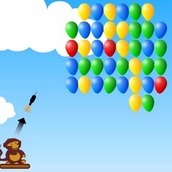 Игра Обезьянки против шариков 1