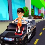 Игра Автобус и неуловимый бегун