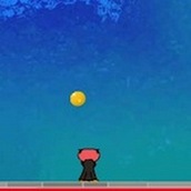 Игра Спасись от мячика