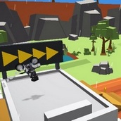 Игра Кубические гонки на мотоциклах