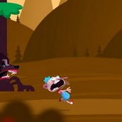 Игра Убегая от медведя