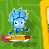 Игра Фиксики: Сортируем батарейки