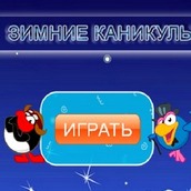 Игра Смешарики на зимних каникулах