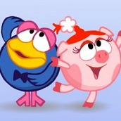 Игра Смешарики: книга для расскрасок