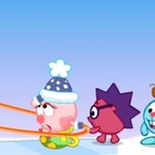 Игра Смешарики: Нюша и катапульта