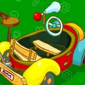 Игра Смешарики: Пин и автомобиль