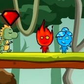 Игра Огонь и Вода против динозавров