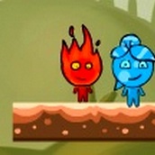 Игра Огонь и Вода на летающем острове