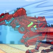 Игра Красный Робот Тираннозавр