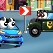 Игра Машина толкает машину 1