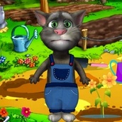 Игра Кот Том: Садовник