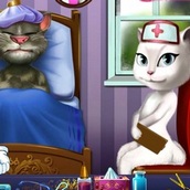 Игра Кот Том: Простудился