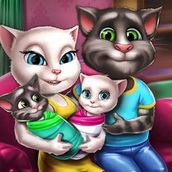 Игра Кот Том: День с Близнецами