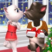 Игра Говорящий кот Том: Новогоднее дерево