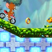 Игра Том и Джерри: Гонка на Мотоцикле Джерри