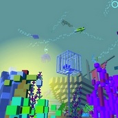 Игра Жемчужина: блочная дельфинья сказка