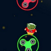 Игра Космические Спиннеры: Прыжки через Лаву