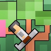 Игра Майнкрафт полёт на ракете