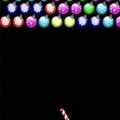 Игра Новогодняя стрелялка шариками в виде игрушек