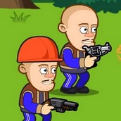 Игра Зомби медведи атакуют на двоих