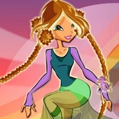 Игра Одевалка Флоры из Винкс 2