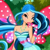 Игра Наряди Флору к вечеринке