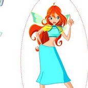 Игра Детская одевалка Винкс