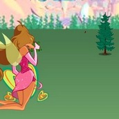 Игра Флора из Винкс учится летать