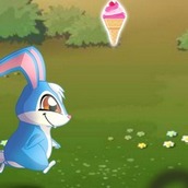 Игра Бегалка Кролик Кико ест мороженное