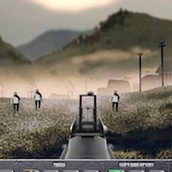 Игра Зомби стрелялка с оружием на открытой местности